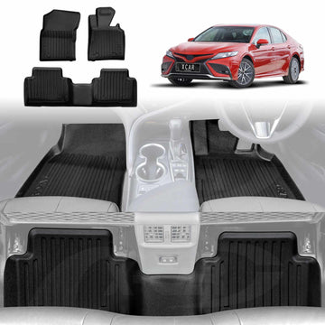 3D Floor Mats for Toyota Camry 2017-2024 All-Weather Car Liners