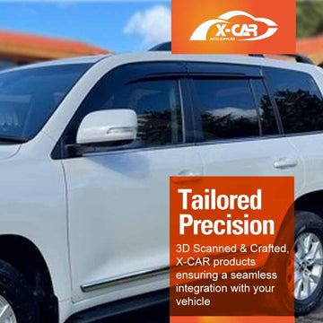 Weathershields for Toyota LandCruiser 200 Series 2007-2021 Car Weather Shields Wind Deflectors Sun Visors - 0
