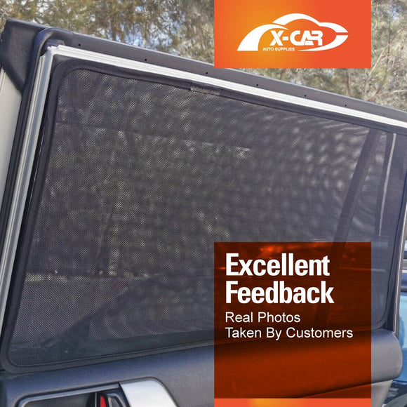 Window Sun Shades for Toyota LandCruiser 2007-2021 Rear Windscreen Shade