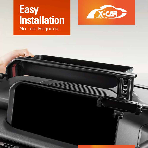 Phone Holder with Storage Tray for Toyota Prado 250 Series 2024-Onwards Organizer Accessories