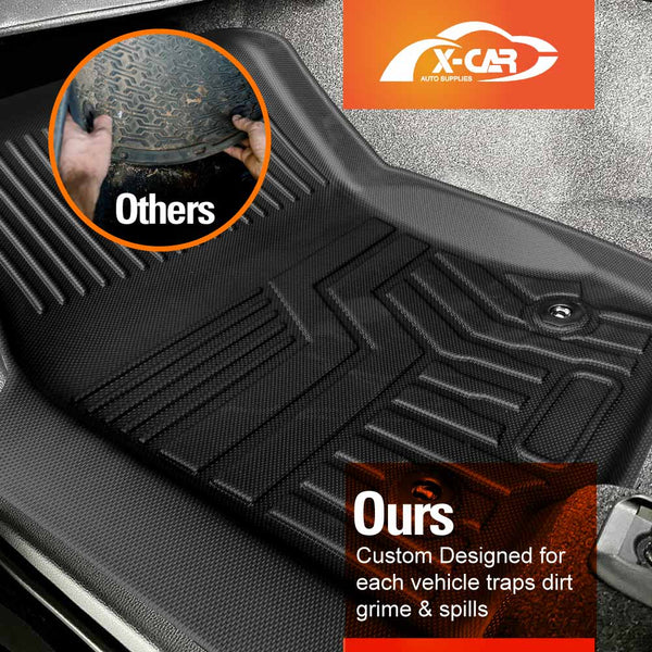 3D Floor Mats for Toyota Prado 250 Series 7-Seater 2024-2025 All-Weather Car Liners