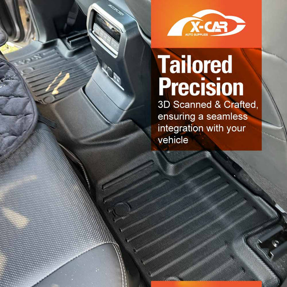 3D Floor Mats for Toyota Prado 250 Series 7-Seater 2024-Onwards All-Weather Car Liners