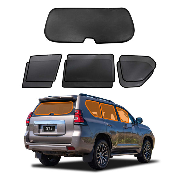 Window Sun Shades for Toyota Prado 150 Series 2009-2024 Rear Windscreen Shade