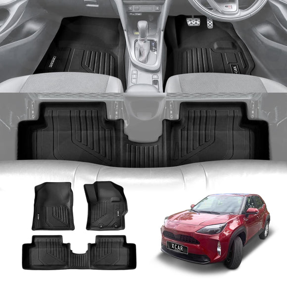 3D Floor Mats for Toyota Yaris Cross MXP Series 2020-Onwards All-Weather Car Liners