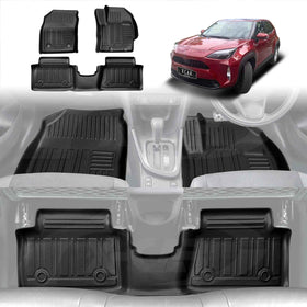 3D Floor Mats for Toyota Yaris Cross MXP Series 2020-Onwards All-Weather Car Liners