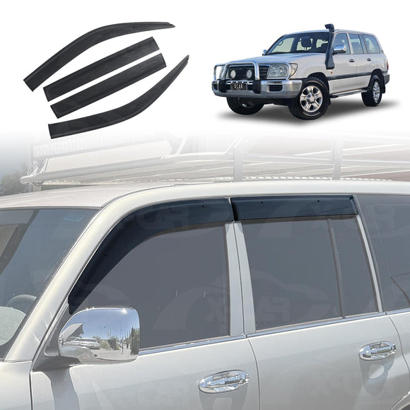 Weathershields for Toyota LandCruiser 100 & 105 Series 1998-2007 Car Weather Shields