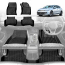 3D Floor Mats for Volkswagen Golf AUTO MK7 MK7.5 MK8 2013-Onwards All-Weather Car Liners-1