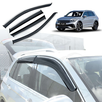 Weathershields for Volkswagen Tiguan 2016-2024 Car Weather Shields Wind Deflectors Sun Visors