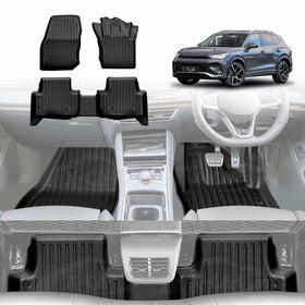 3D Floor Mats for Volkswagen VW Tiguan 3rd Gen CT Series 2025-Onwards All-Weather Car Liners