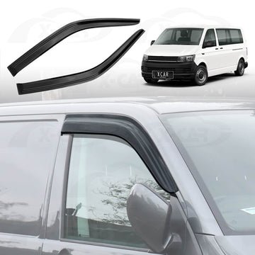 WeatherShields for Volkswagen Transporter T5 T6 T6.1 2004-Onwards Car Weather Shields Wind Deflectors Sun Visors
