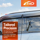 Weathershields for LDV Terron 9 Dual Cab 2025-Onwards Car Weather Shields-4