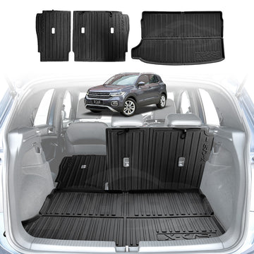 Boot Liner / Back Seats Protector for Volkswagen T-Cross 2019-Onwards