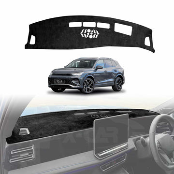 Dash Mat for Volkswagen VW Tiguan CT Series With HUD 2025-Onwards Non-Slip Microfiber Pad Cover