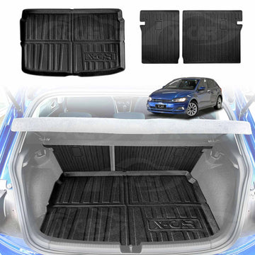 Boot Liner/ Back Seat Protector for Volkswagen Polo MK6 Hatch 2018-Onwards Cargo Mat