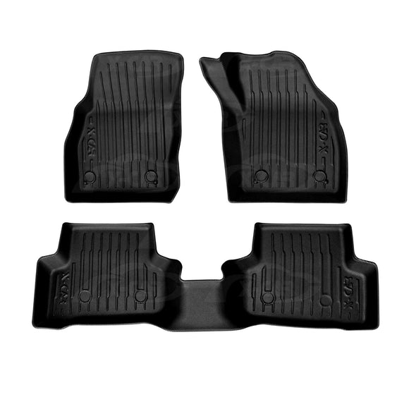 3D Floor Mats for Volkswagen Polo MK6 Hatch 2018-Onwards All-Weather Liners