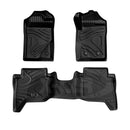 Floor Mats for Volkswagen Amarok NF Series 2023-Onwards Dual Cab All-Weather Car Liners-15
