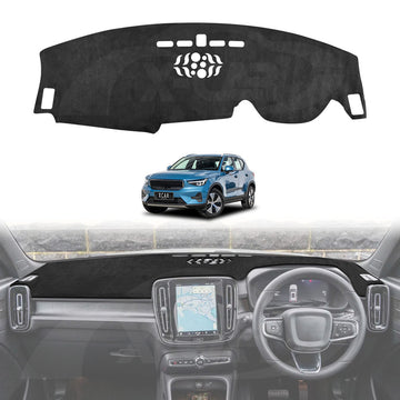 Dash Mat for Volvo XC40 2018-Onwards Non-HUD Non-Slip Microfiber Pad Cover Interior Accessories