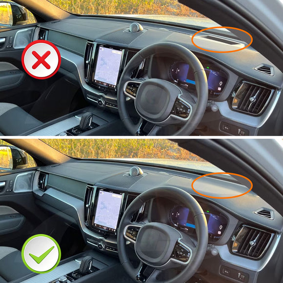 Dash Mat for Volvo XC60 XC 60 2017-Onwards Non-HUD Non-Slip Microfiber Pad Cover Interior Accessories
