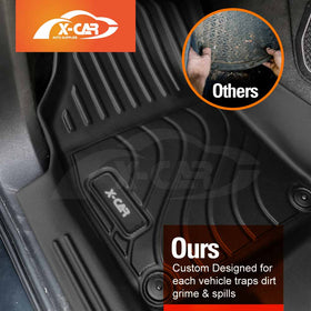 3D Floor Mats for Volvo XC90 2015-Onwards All-Weather Car Liners - 0