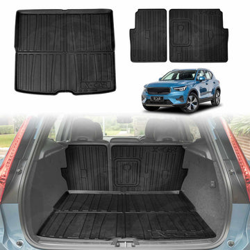 Boot Liner / Back Seat Protector for Volvo XC40 2018-Onwards All-Weather Cargo Mat