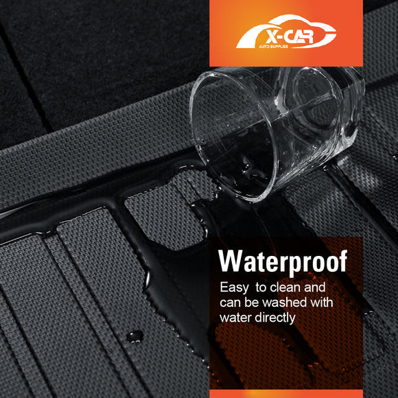 3D Floor Mats for Ford Next-Gen Ranger Single Cab 2022-Onwards  All-Weather Liners