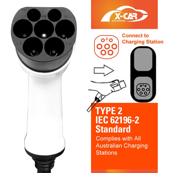 EV Power Charging Cable Type 2 to Type 2 5M 32A Polestar