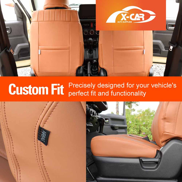 Seat Covers for Suzuki Jimny XL 5-Door 2023-Onwards Premium Vintage PU Leather
