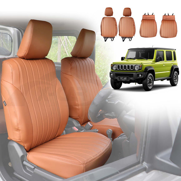Seat Covers for Suzuki Jimny XL 5-Door 2023-Onwards Premium Vintage PU Leather
