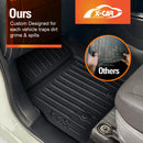 3D Car Mats for Mazda BT-50 BT50 Dual Cab 2020-Onwards TF Series All-Weather Floor Liners-3