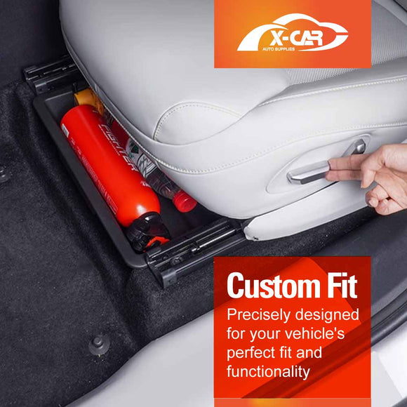 Car Under Seat Storage Box for Xpeng G6 2024-Onwards Front Seats Organizer Tray