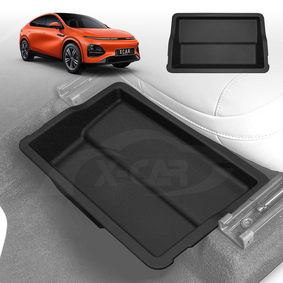 Car Under Seat Storage Box for Xpeng G6 2024-Onwards Front Seats Organizer Tray