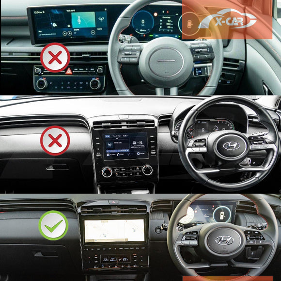 Tempered Glass Screen Protector for Hyundai Tucson 2021-Onwards Touchscreen Cover