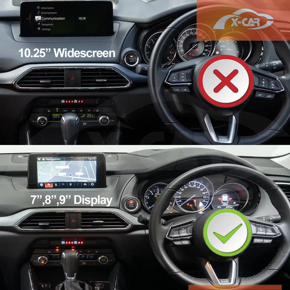 Dash Mat for Mazda CX-9 CX9 With HUD 2016-Onwards Non-Slip Microfiber Pad Cover Interior Accessories