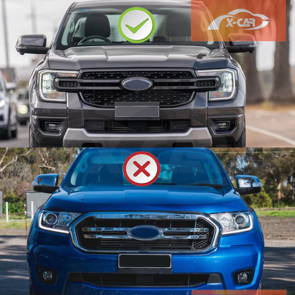 3D Floor Mats for Ford Next-Gen Ranger Dual Cab PHEV 2025-Onwards All-Weather Liners