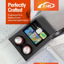Armrest & Cup Holder Organiser Tray for Zeekr 7X 2025-Onwards Rear Row Seat Storage-3