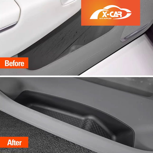 Door Handle & Side Storage Tray for Zeekr 7X 2025-Onwards Hidden Insert Pocket Organiser Box interior Accessories