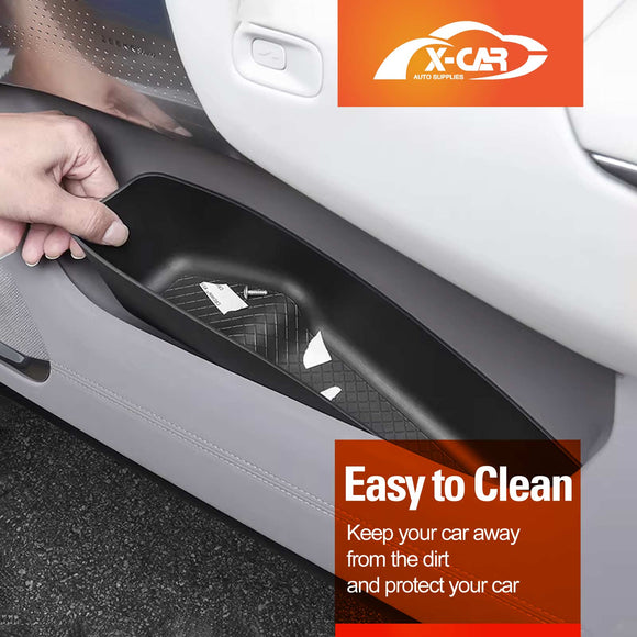 Door Handle & Side Storage Tray for Zeekr 7X 2025-Onwards Hidden Insert Pocket Organiser Box interior Accessories
