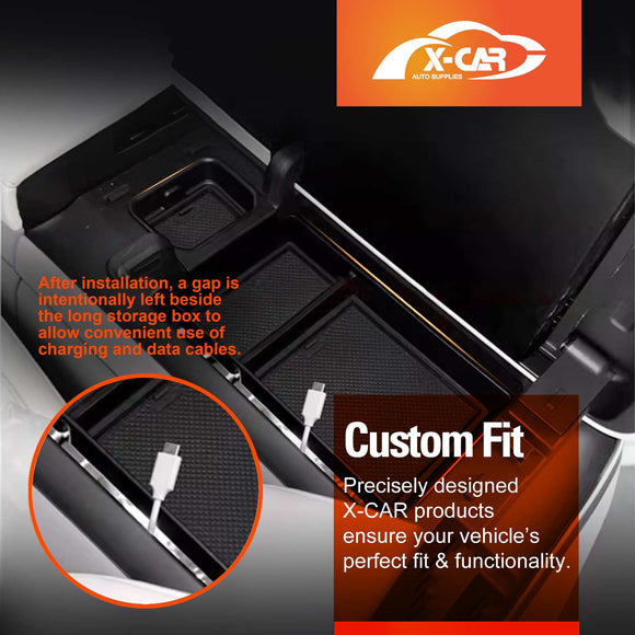 Centre Console Organizer for Zeekr 7X 2025-Onwards Armrest Storage Box Cup Holder Car Interior Accessories