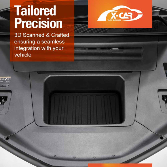 Boot Liner/Back Seat Protector for Zeekr X 2024-Onwards All Weather Heavy Duty Cargo Front Trunk Mat