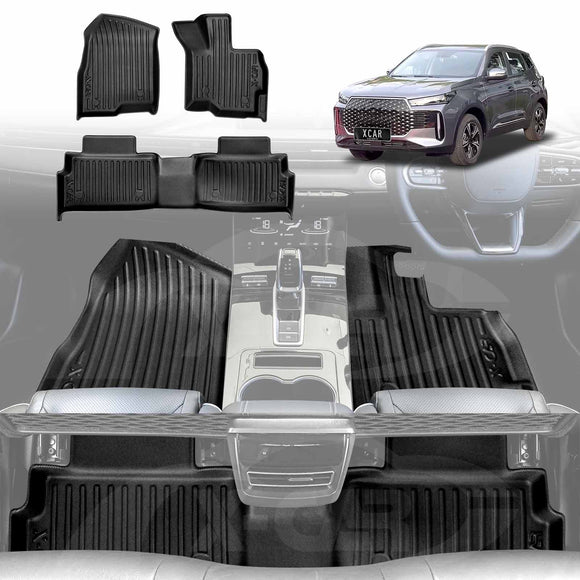 X-CAR Chery Tiggo 4 Pro car floor mats, full-coverage waterproof and non-slip interior mats for front and rear seats