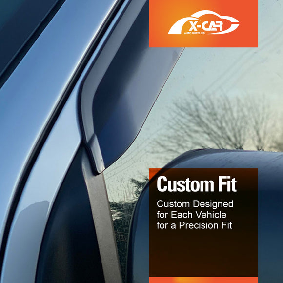 Weathershields for Nissan Navara D23 NP300 2015-2025 Car Weather Shields Wind Deflectors Sun Visors