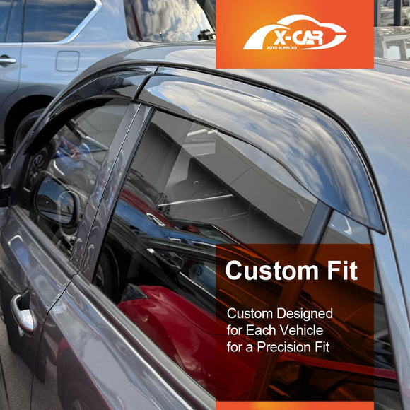 WeatherShields for Kia Picanto 2017-Onwards Car Weather Shields Wind Deflectors Sun Visors