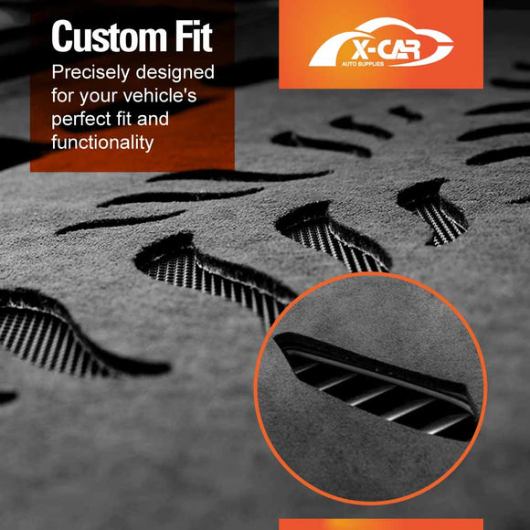 Dash Mat for Mitsubishi Eclipse Cross With HUD 2021-Onwards Non-Slip Microfiber Pad Cover