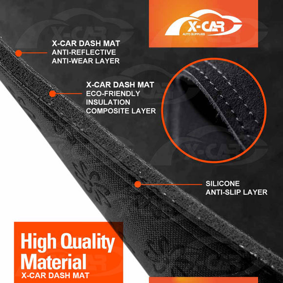 Dash Mat for Mitsubishi Outlander ZM Series With HUD 2021-Onwards Non-Slip Microfiber Pad Cover