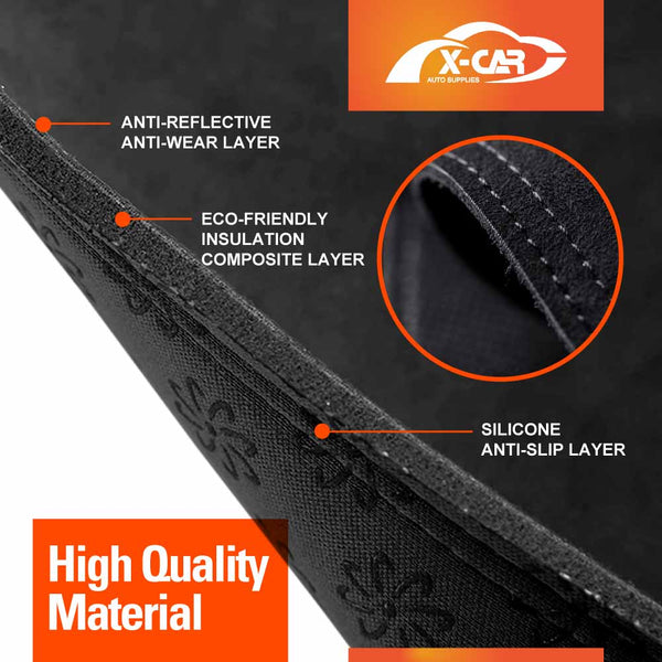 Dash Mat for Nissan Navara NP300 D23 2015-2025 Non-Slip Dashboard Pad Cover