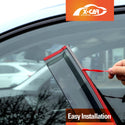 WeatherShields for Kia Seltos 2019-2024 Car Weather Shields Wind Deflectors Sun Visors