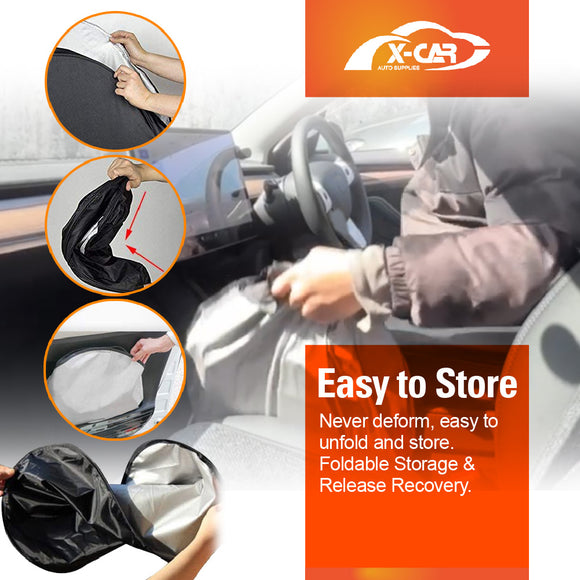 WindScreen Sun Shade for Volkswagen Polo MK6 Hatch 2018-Onwards Sun Visor Protector