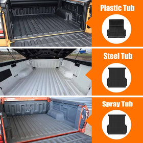 Tub Liner for Ford Next-Gen Ranger Raptor RA 2022-2025 Heavy Duty Cargo Trunk Mat - 0