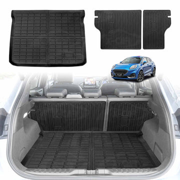 Boot Liner/Back Seat Protector for Ford Puma 2020-2024 Cargo Trunk Mat Luggage Tray