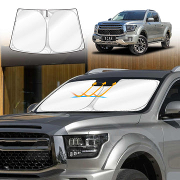 WindScreen Sun Shade for GWM Cannon Alpha 2024-Onwards WindShield Blind